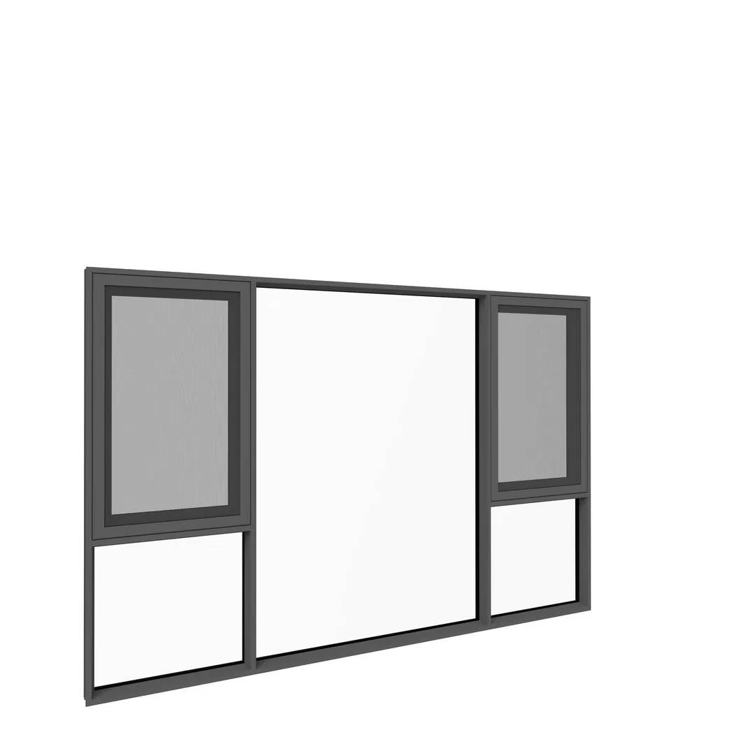 Customized Hotel Good Matel Casement Window Thermal Break Aluminum Window