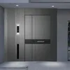 Durable Aluminum Security Door with Integrated Smart Lock