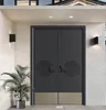 Durable Sinpolo Aluminum Entry Door with Integrated Smart Lock