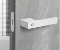 Elegant Frameless Wooden Bedroom Door with Invisible Frame Design