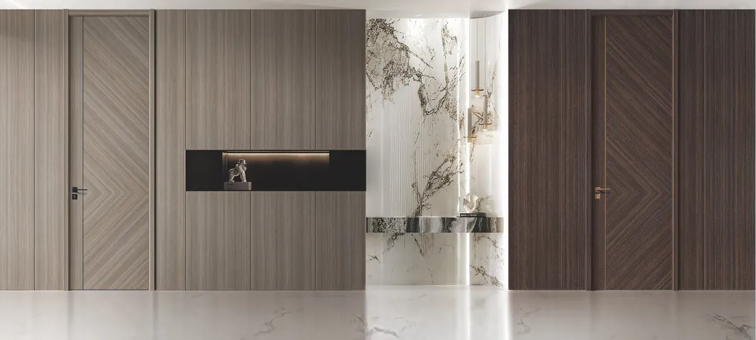 Good Quality Apartment Indoor Solid Wood Sound Insulation Interior Door