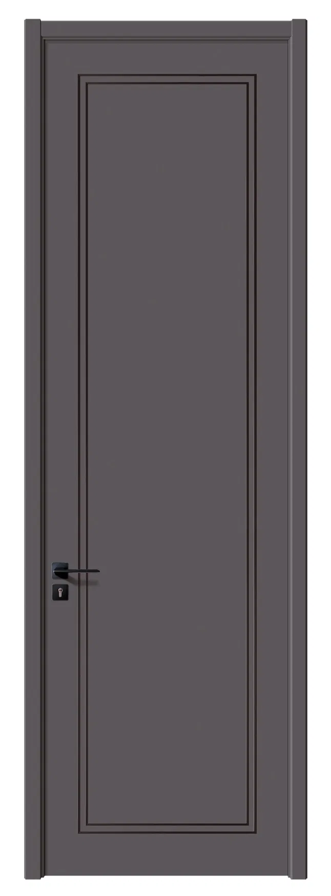 Good Quality Bathroom Swing Door Glass Decor Height 2.75m Solid Wood Door
