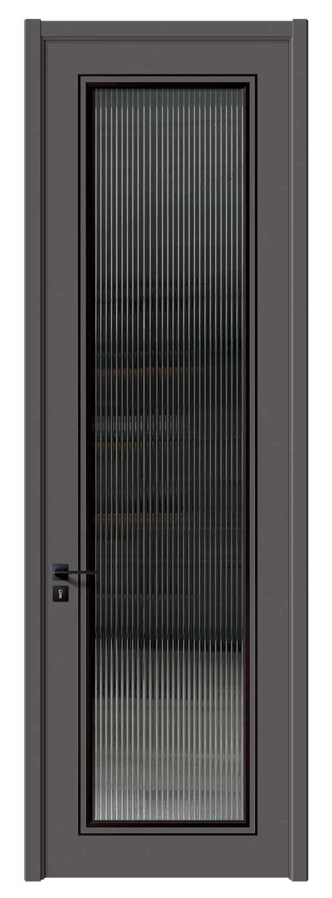 Good Quality Bathroom Swing Door Glass Decor Height 2.75m Solid Wood Door