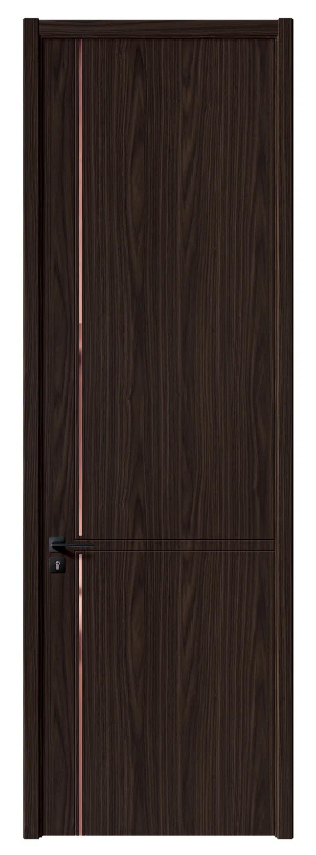 High Quality Indoor Walnut Modern Bedroom Door Solid Wood Interior Door