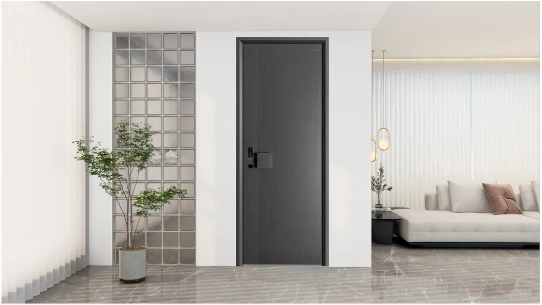 Hot Sale Outward Opening Cast Aluminum Exterior Door Coated Metal Front Door