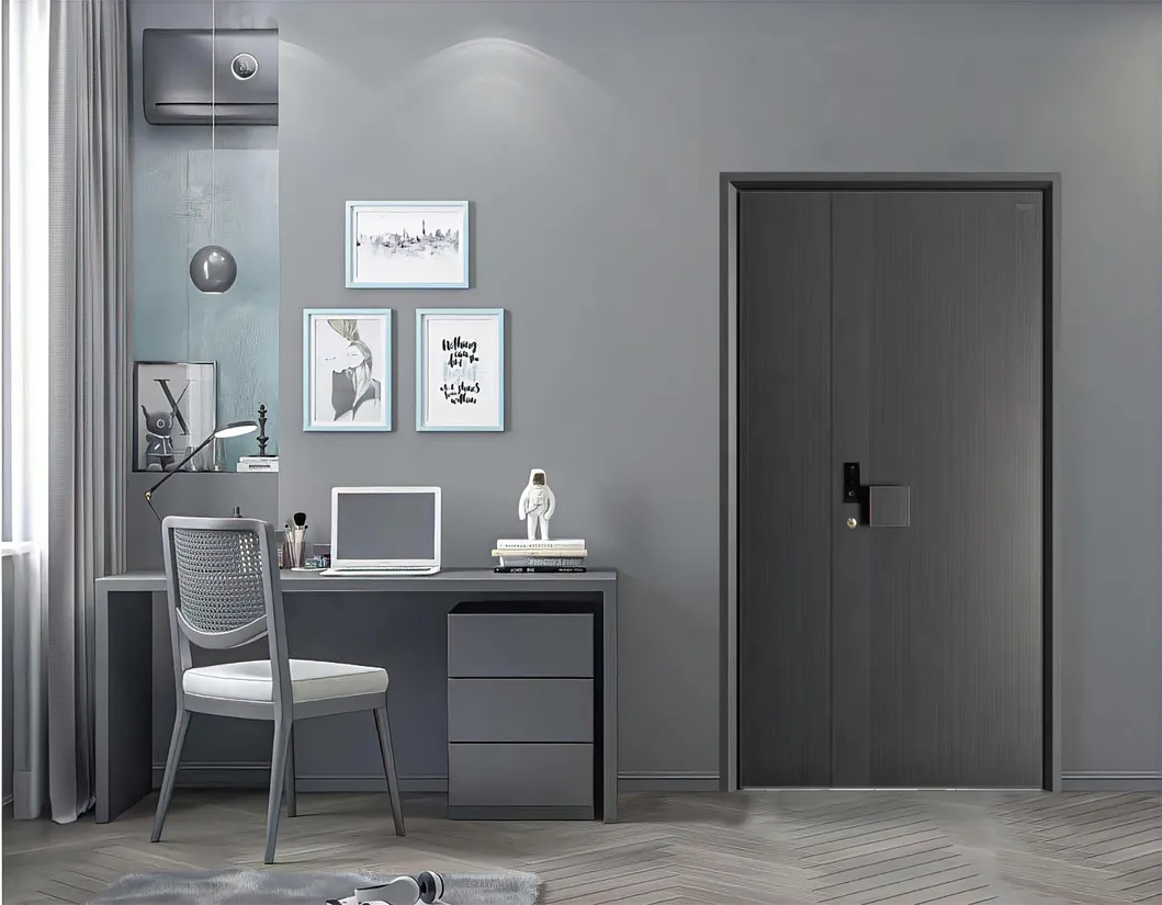 Hot Sale Outward Opening Cast Aluminum Exterior Door Coated Metal Front Door