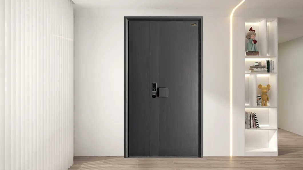 Hot Sale Outward Opening Cast Aluminum Exterior Door Coated Metal Front Door