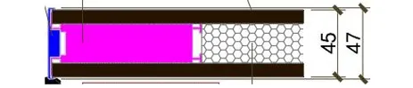 Modern Sinpolo Interior Door: Frameless Wooden Hidden Style