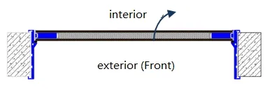 Modern Sinpolo Interior Door: Frameless Wooden Hidden Style