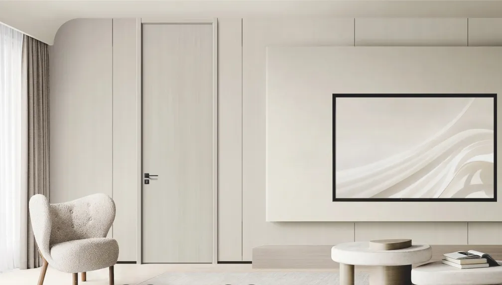 Multi Color Interior Living Room Wood Door Paint Free Timber Door