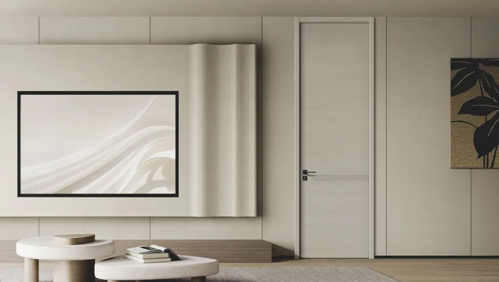 Multi Color Interior Living Room Wood Door Paint Free Timber Door