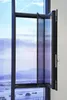 Powder Coated Window, Featuring 125mm Depth and 1.8mm Thickness