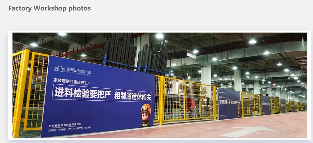 Sinpolo High-Security Aluminum Entrance Door with Innovative Smart Lock