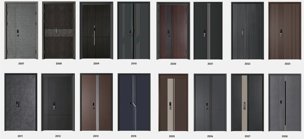Sinpolo Premium Cast Aluminum Armored Door with Smart Lock Technology