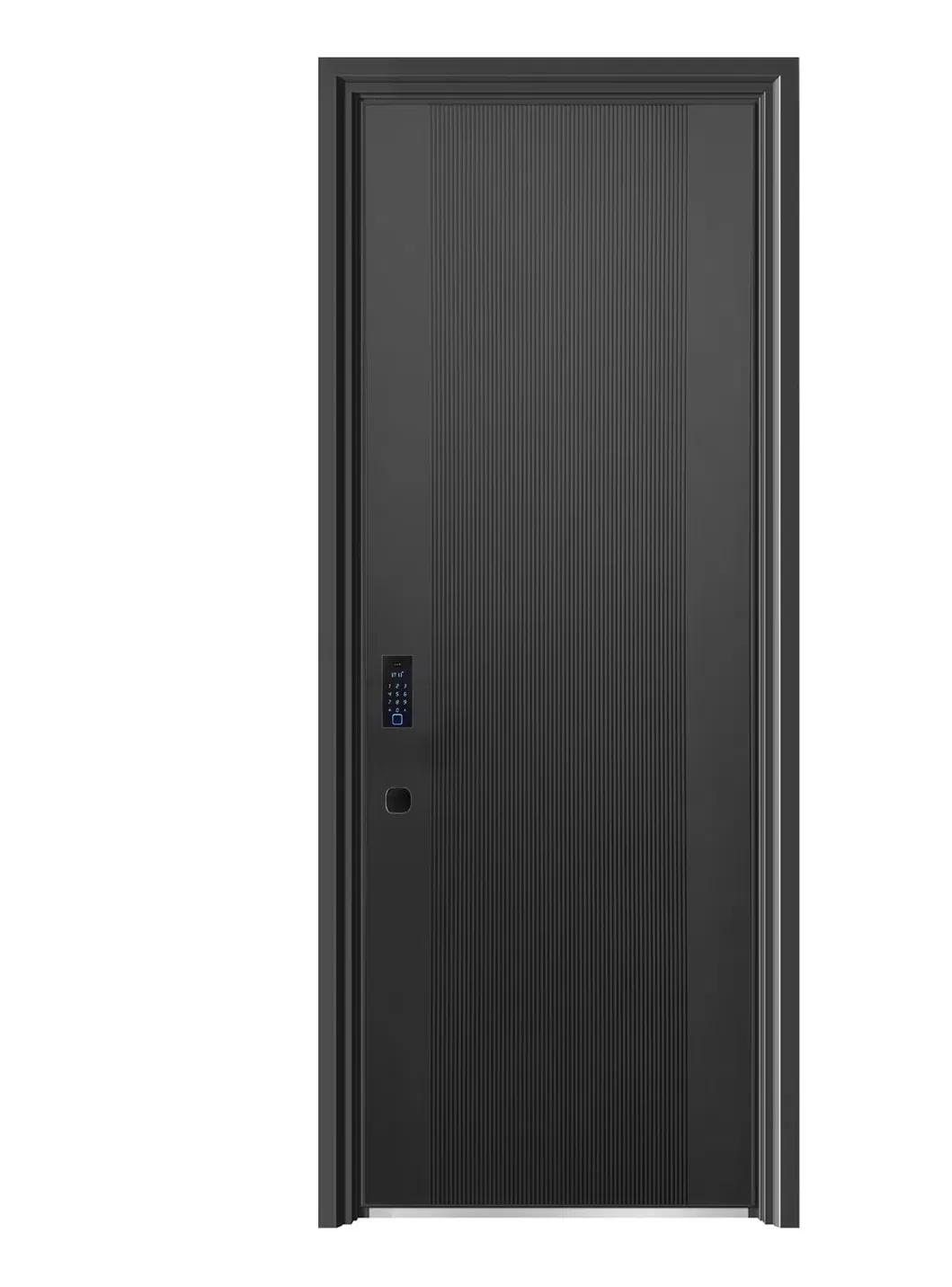 Vlia Cast Aluminum Front Door Customized Unequal Double Door Exterior Door